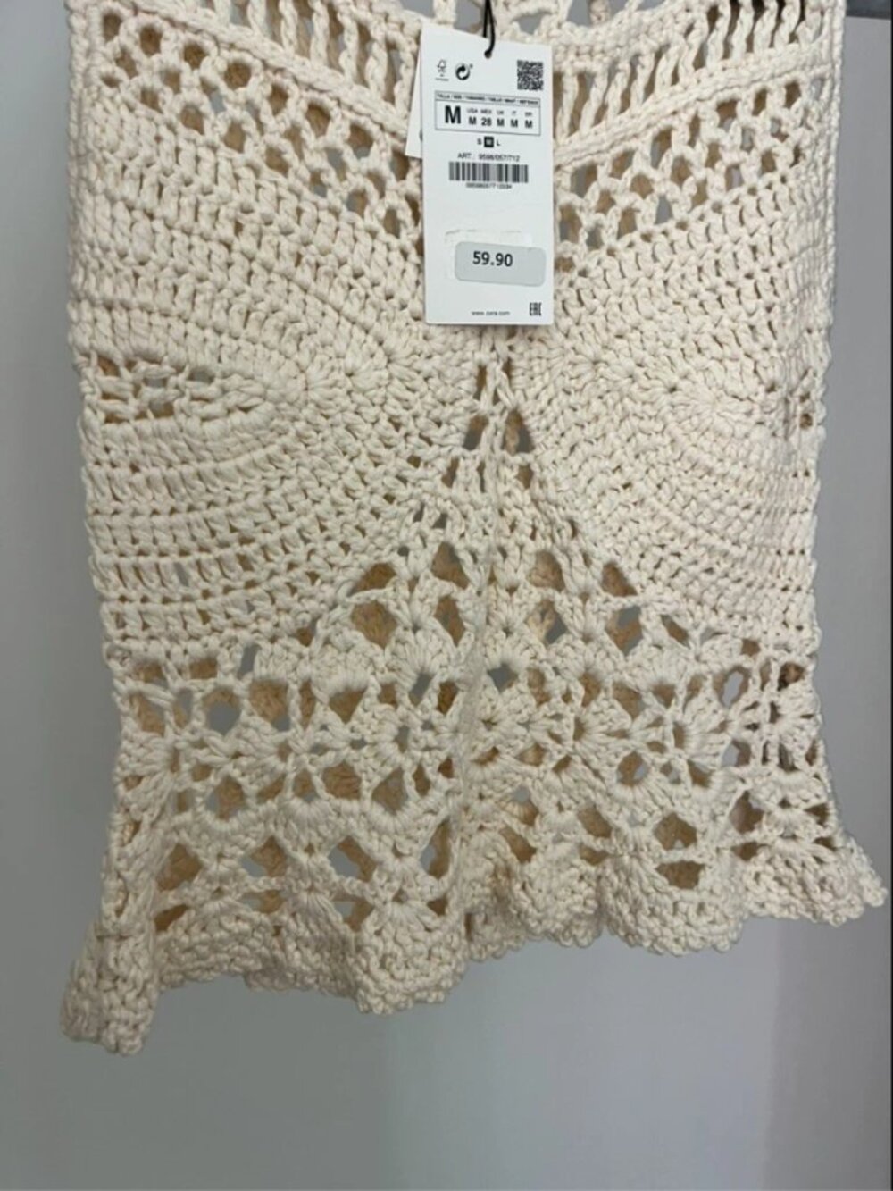 NWT Zara Crochet Limited Edition Top - Size M - Picture 6 of 7